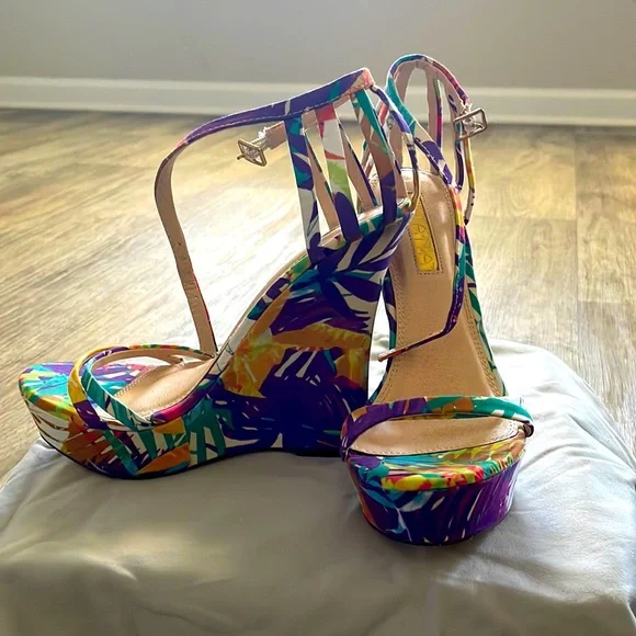 Tropical wedge heel - Picture 1 of 1